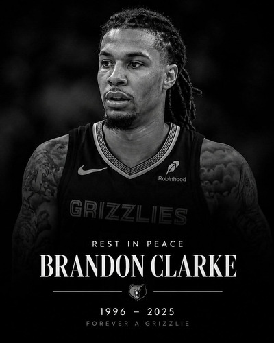 Сагсан бөмбөгийн тамирчин Brandon Clarke 29 насандаа таалал төгсжээ